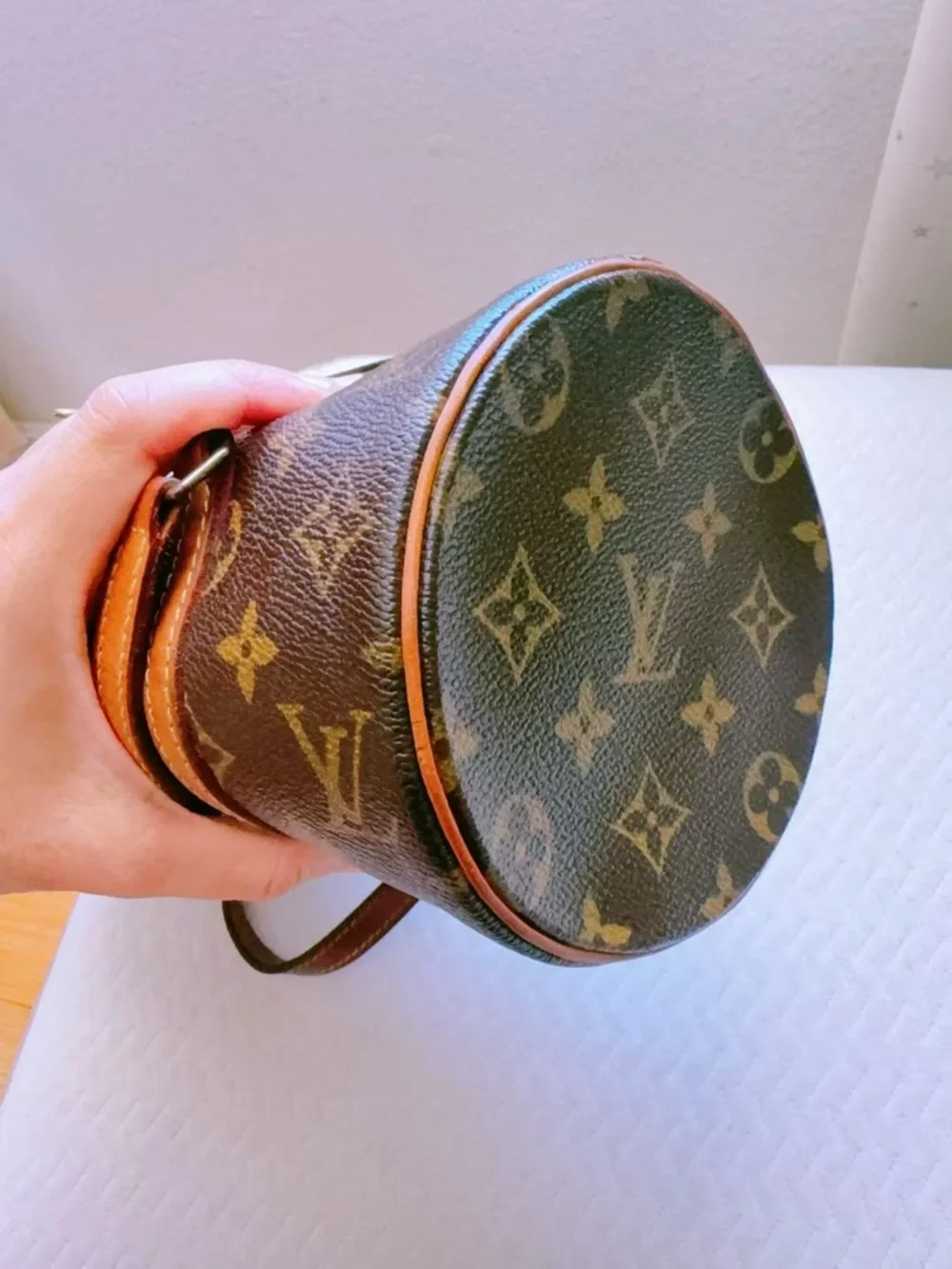 Louis Vuitton Monogram Papillon 26 Shoulder Bag -‎ Brown Monogram